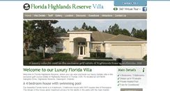 Desktop Screenshot of floridahighlandsreserve.com